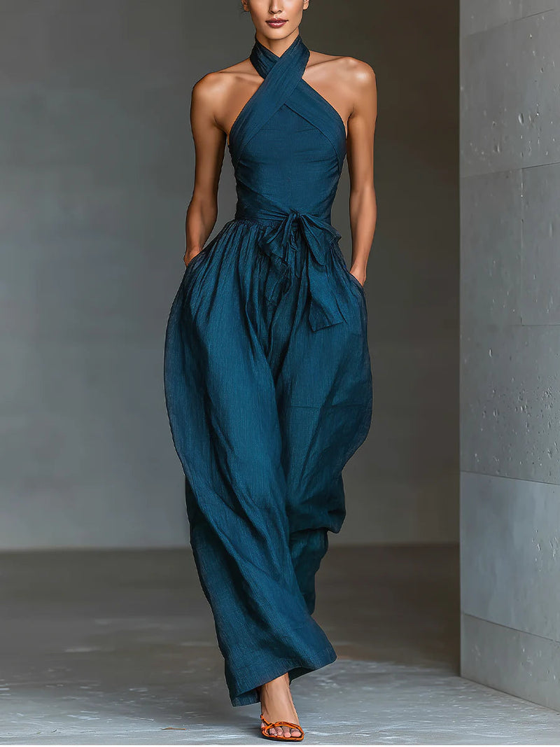 Elodie | Midnight Harbour Jumpsuit