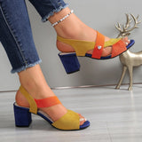 Belle™ | Cross Strap Comfort Heels