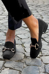 Liron™ | Elegant Metal-Accent Loafers