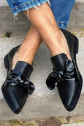 Amit™ | Luxe Bow Accent Loafers