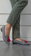 Pessia™ | Classic Tassel Pointed-Toe Loafers