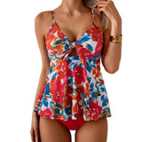 Flowy Tummy-Control Tankini Set