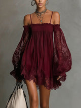 Noira | Soft Chiffon Evening Mini Dress