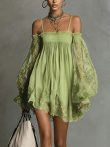 Noira | Soft Chiffon Evening Mini Dress