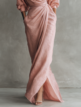 Elara | Linen Blend Maxi Dress