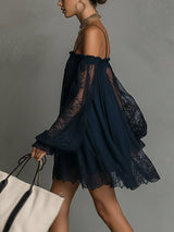 Noira | Soft Chiffon Evening Mini Dress