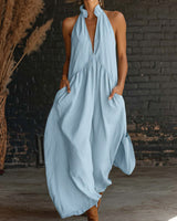 Santorini | Breezy Holiday Maxi Dress