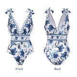 Floral Tummy-Control Swim Dress Set