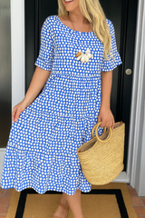 Iris | Sable Midi Dress