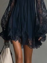 Noira | Soft Chiffon Evening Mini Dress