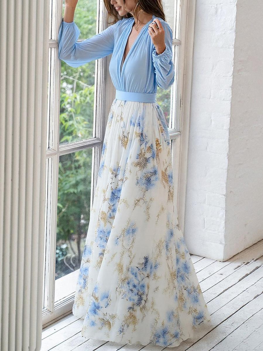 Abigail | Soft Floral Everyday Maxi Dress