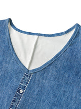 Hélène™ | Robe en denim rétro