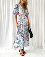 Corrine | Soft Floral Everyday Midi Dress
