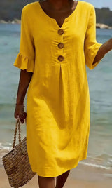 Radmila™ | Textured Long Sleeve Dress