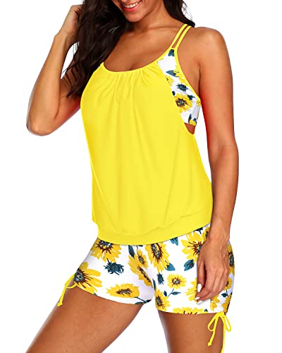 Supportive Crisscross Tankini Set