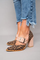 Emma™ | Bold Leopard Print Block Heels