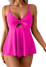 Flowy Tummy-Control Tankini Set