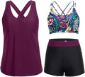 Supportive 3-Piece Tankini Set