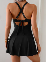 Supportive Tummy-Control Swim Dress
