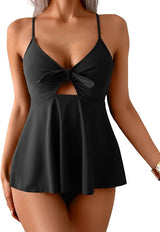 Flowy Tummy-Control Tankini Set