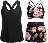 Supportive 3-Piece Tankini Set