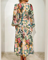 Corrine | Soft Floral Everyday Midi Dress