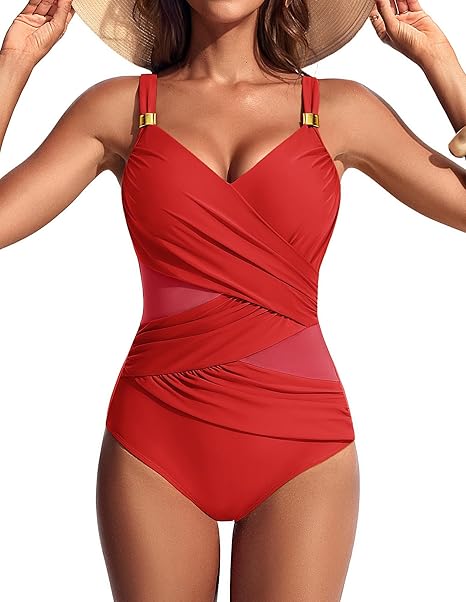 Supportive Ruched Shaping Swimsuit