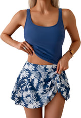Flattering Tankini Skirt Set