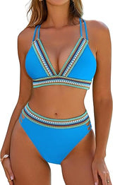Supportive High-Waist Bikini Set