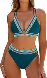 Supportive High-Waist Bikini Set
