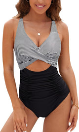 Ruched Cutout Shaping One-Piece