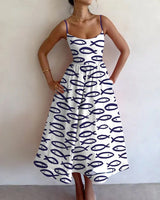 Sablewyn | Coastal Sketch Midi Dress