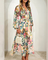 Corrine | Soft Floral Everyday Midi Dress