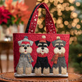 Craft Tote Bag with Schnauzer