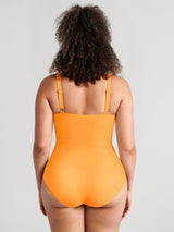 Ruched Tummy-Control One-Piece