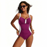 Sculpting Colorblock One-Piece