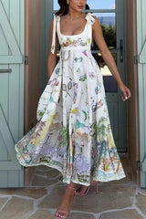 Sandra | Elegant Printed Maxi Dress