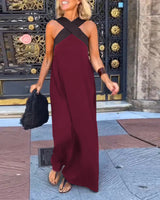 Delphine | Dress With Crossed Cut