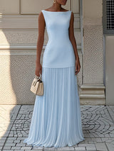 Serena | Pleated Maxi Dress