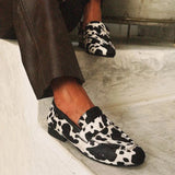 Sabina™ | Bold Graphic Monochrome Loafers