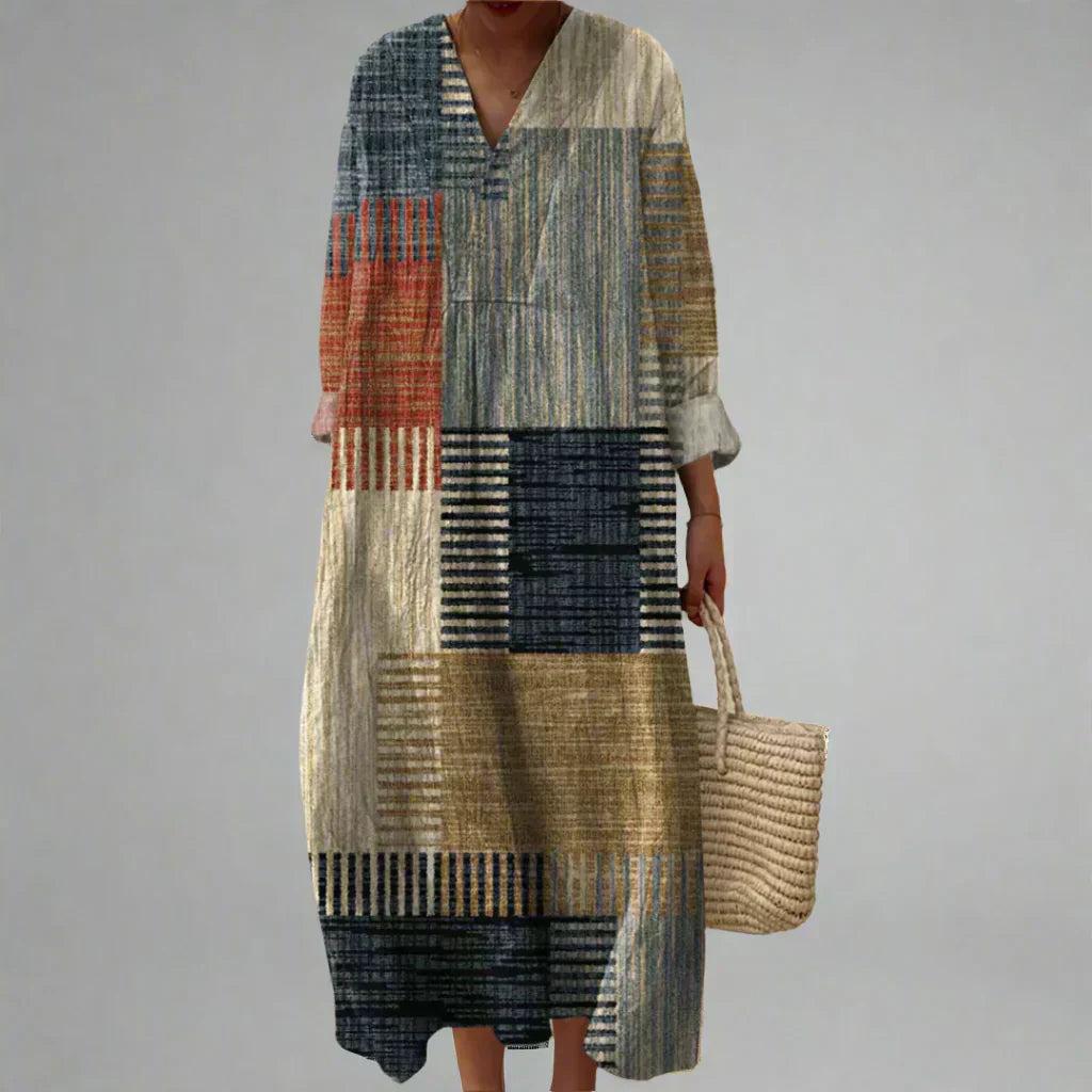 IRIS ABSTRACT DRESS