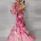 Elowen | Floral Wrap Maxi Dress