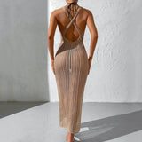 Knit Slit Maxi Cover-Up
