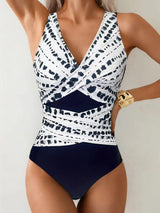 Supportive Cross-Wrap One-Piece
