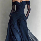 Elaris | Elegant Off-Shoulder Maxi Dress