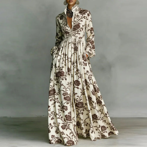 Arlena | Structured Button Maxi Dress