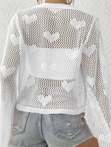 Knit Tie-Front Cover-Up Top