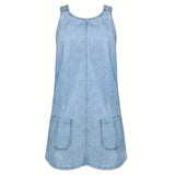 Saylor™ | Robe décontractée look denim