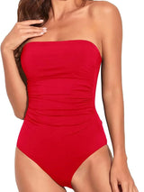 Bandeau Tummy Control One-Piece Swimsuit