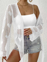 Knit Tie-Front Cover-Up Top